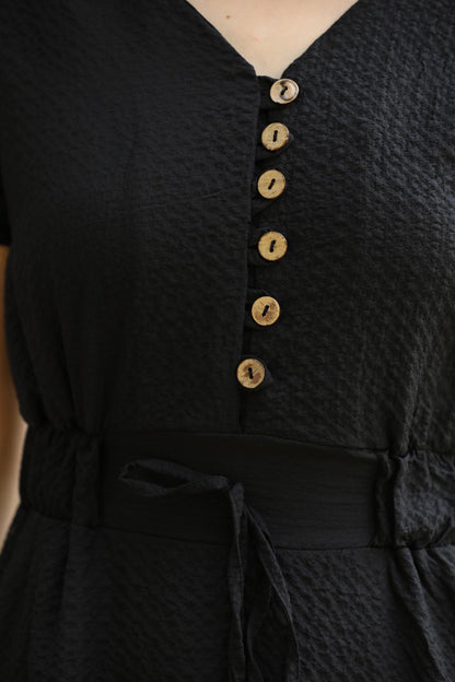 Dames avondjurk midi-jurk zomerjurk - NELB0031Y0306SYH