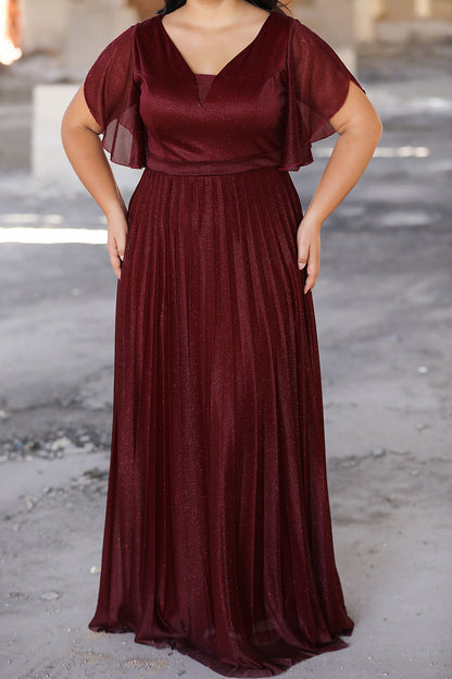 Lange maxi-jurk zomerjurk voor grote maten - NELB0588D5064BRD