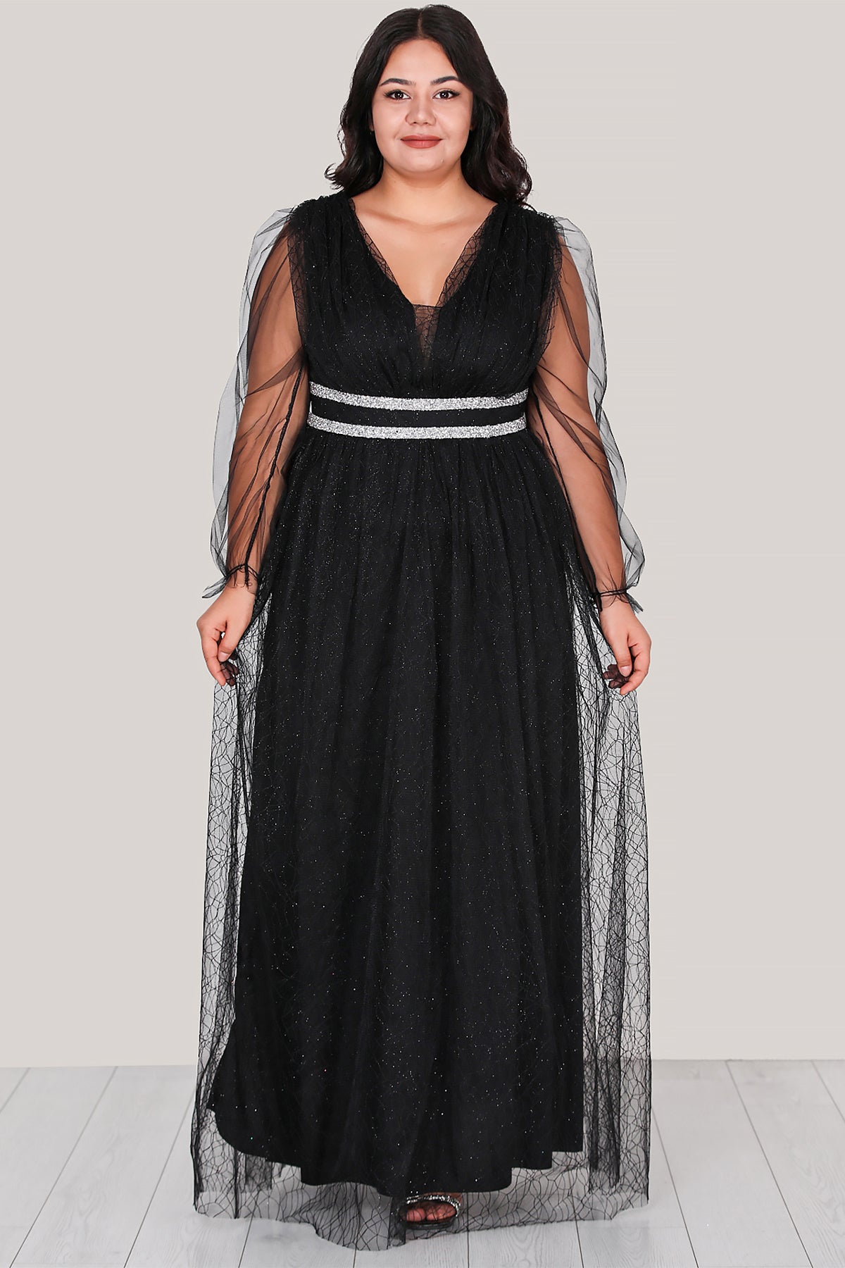 Age sizes of lace dress with long evening - NELB0588D5160SYH