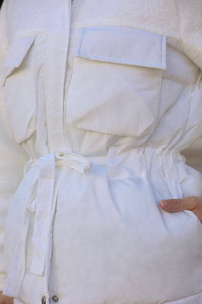 Puffermantel Steppjacke für Damen - NMNT0004K9443EKR