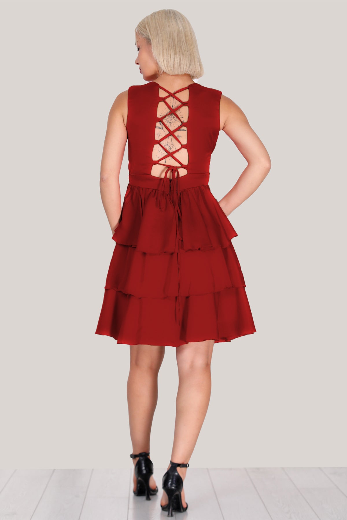 Kurzes damen Kleid Cocktailkleid - NELB0063D2267KRZ