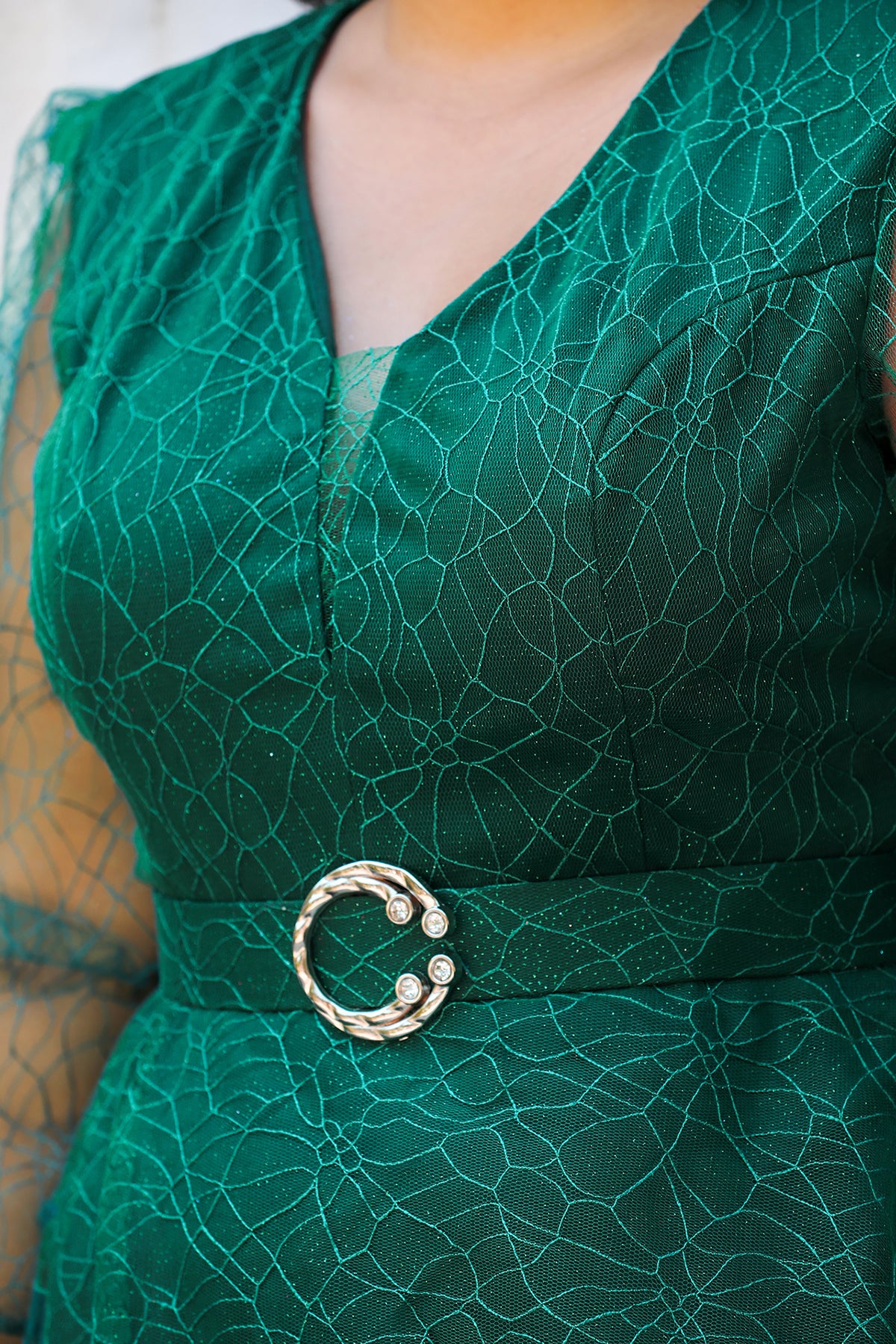 Langes Maxikleid Sommerkleid für große Größen - NELB0588D5161ZMT