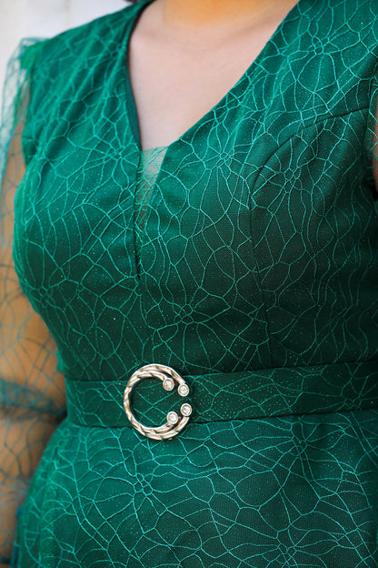 Langes Maxikleid Sommerkleid für große Größen - NELB0588D5161ZMT