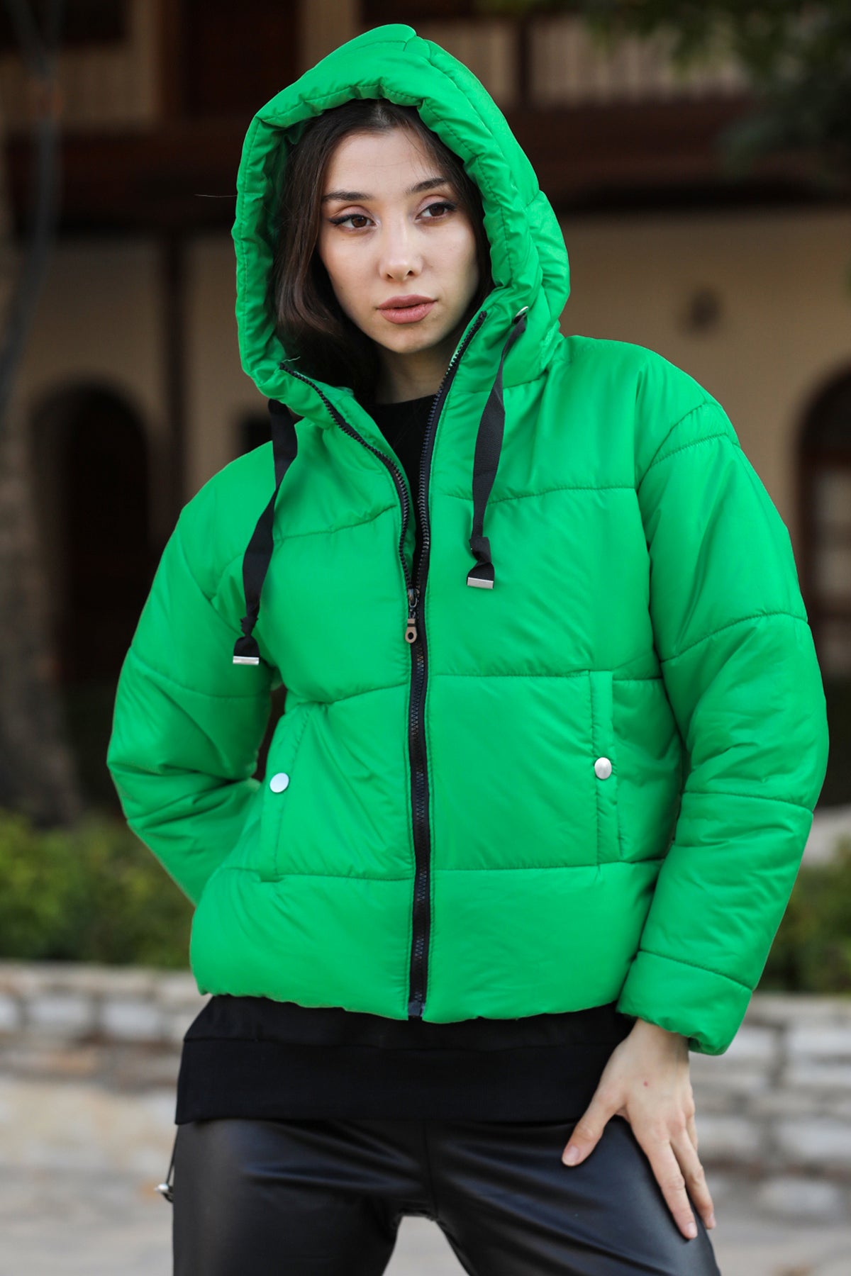 Steppjacke Puffermantel für Damen - NMNT0009K0026YŞL