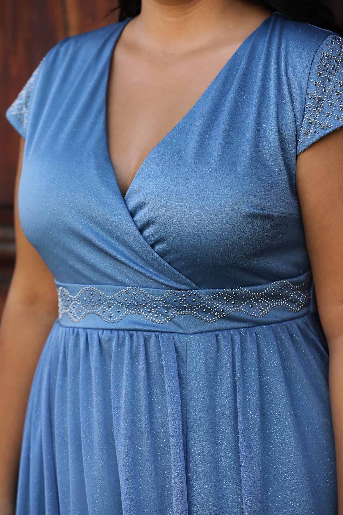 Langes Maxikleid Sommerkleid für große Größen - NELB0588D5122MVi