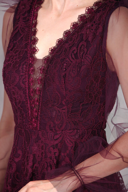 Korte midi-jurk zomerjurk voor dames - NELB0588D5151MRD