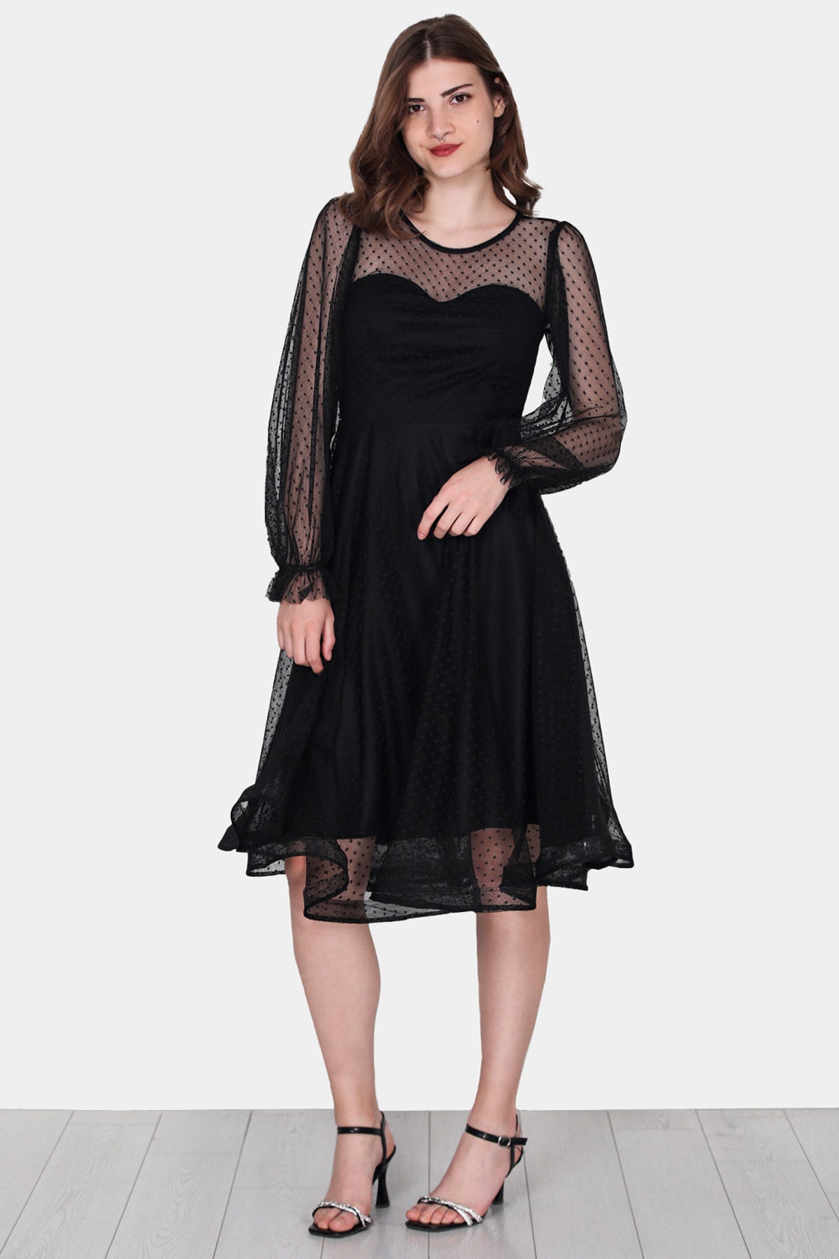 Women's midi dress summer dress with off shoulder - NELB0588D5068SYH