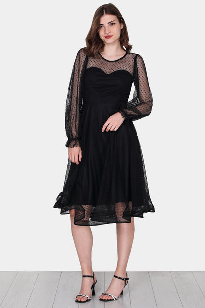 Women's midi dress summer dress with off shoulder - NELB0588D5068SYH