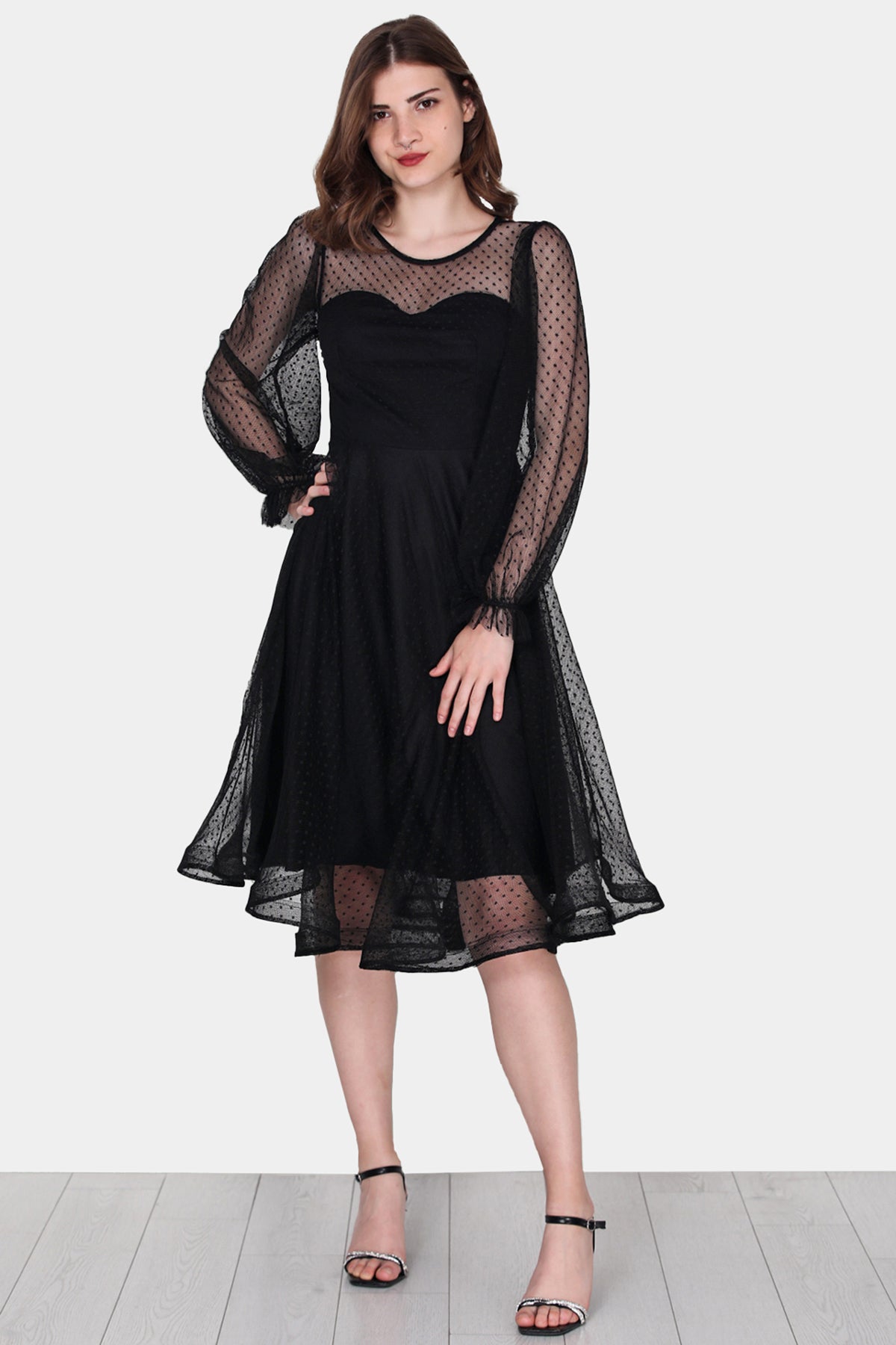 Women's midi dress summer dress with off shoulder - NELB0588D5068SYH