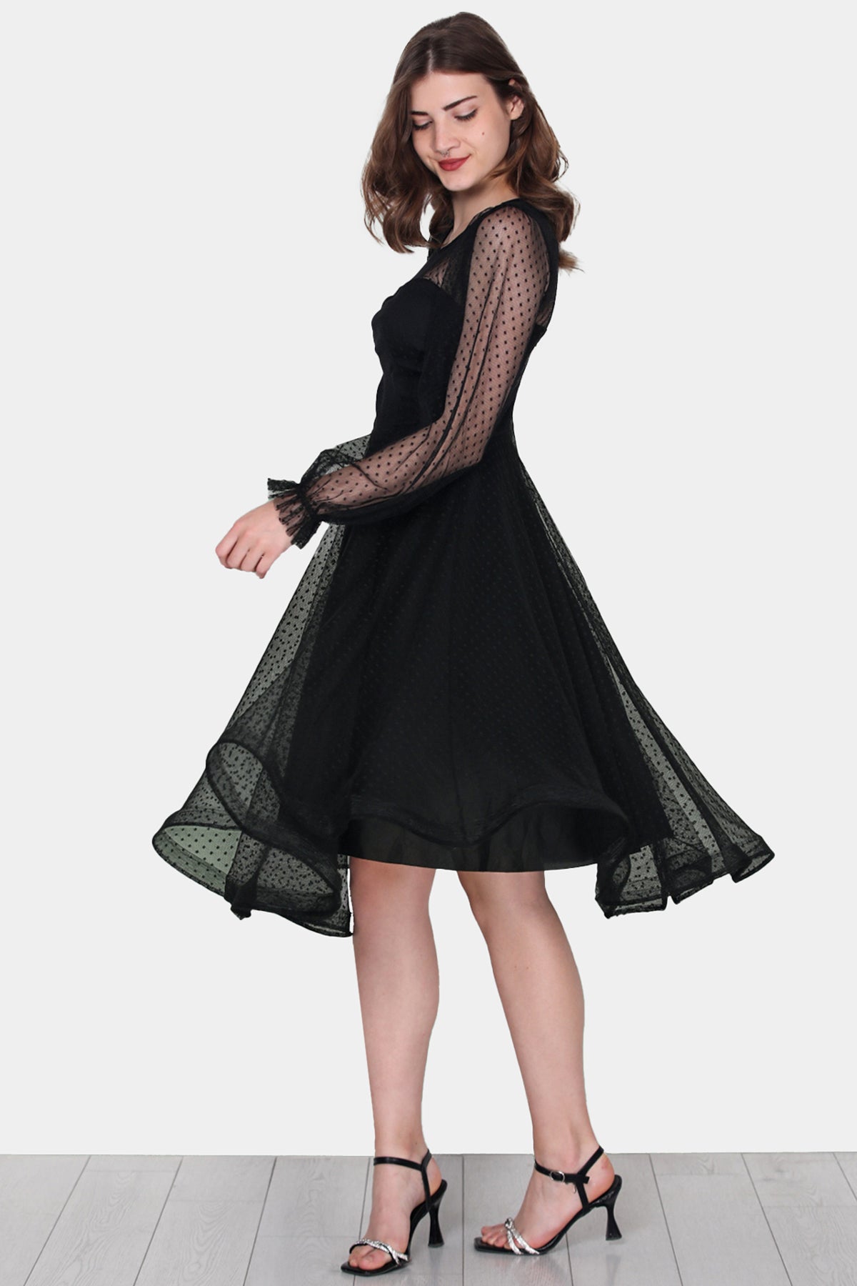 Women's midi dress summer dress with off shoulder - NELB0588D5068SYH