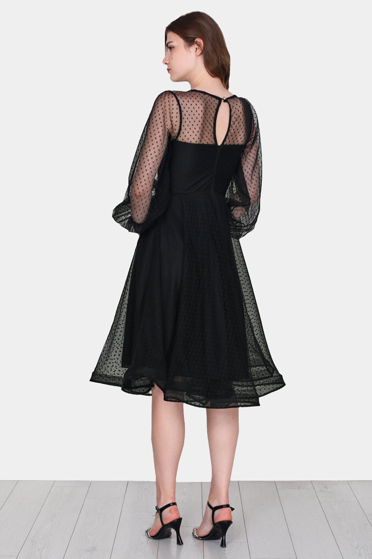 Women's midi dress summer dress with off shoulder - NELB0588D5068SYH