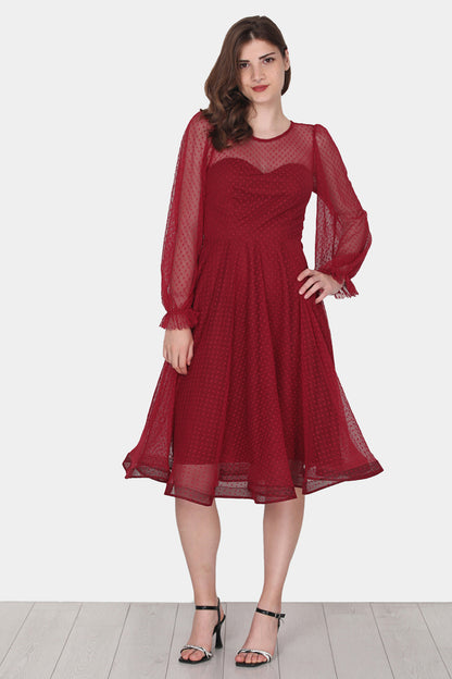 Damen Midikleid Sommerkleid für Damen - NELB0588D5068BRD