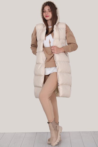 Gewatteerde jas, pufferjas voor dames - NYLK0063D8687KRM