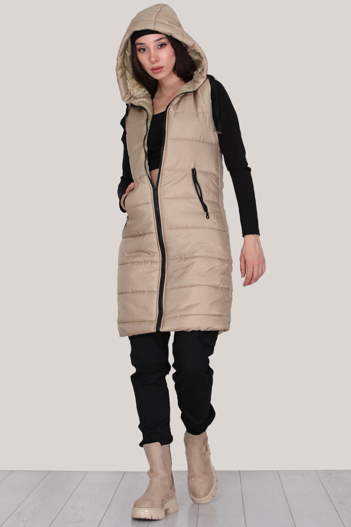 Gewatteerde jas, pufferjas voor dames - NYLK0009D0023VZN