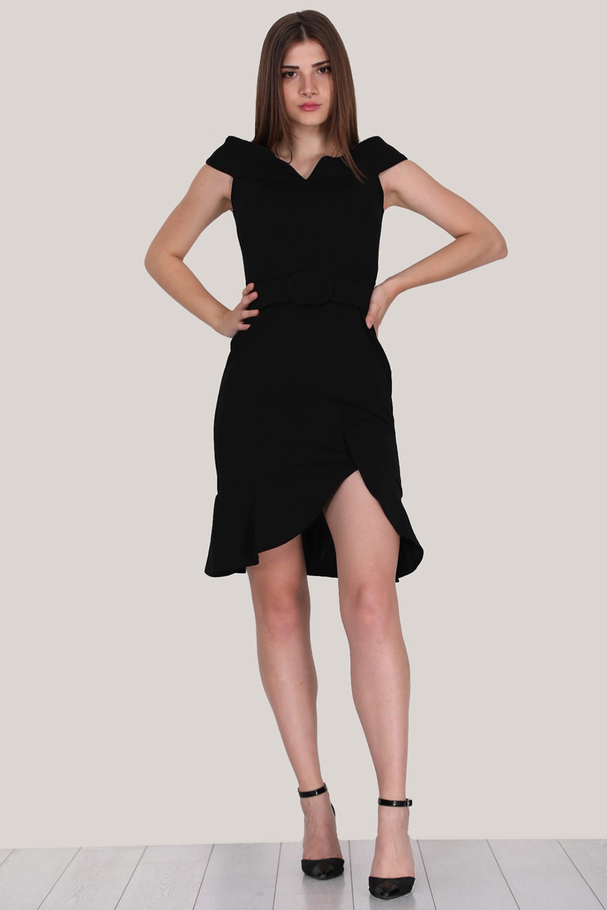 Kurzes Midikleid Cocktailkleid Sommerkleid - NELB0063D2120SYH