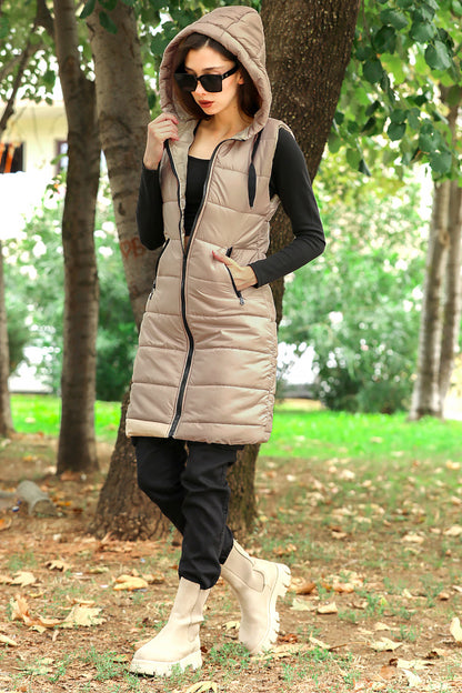 Gewatteerde jas, pufferjas voor dames - NYLK0009D0023VZN