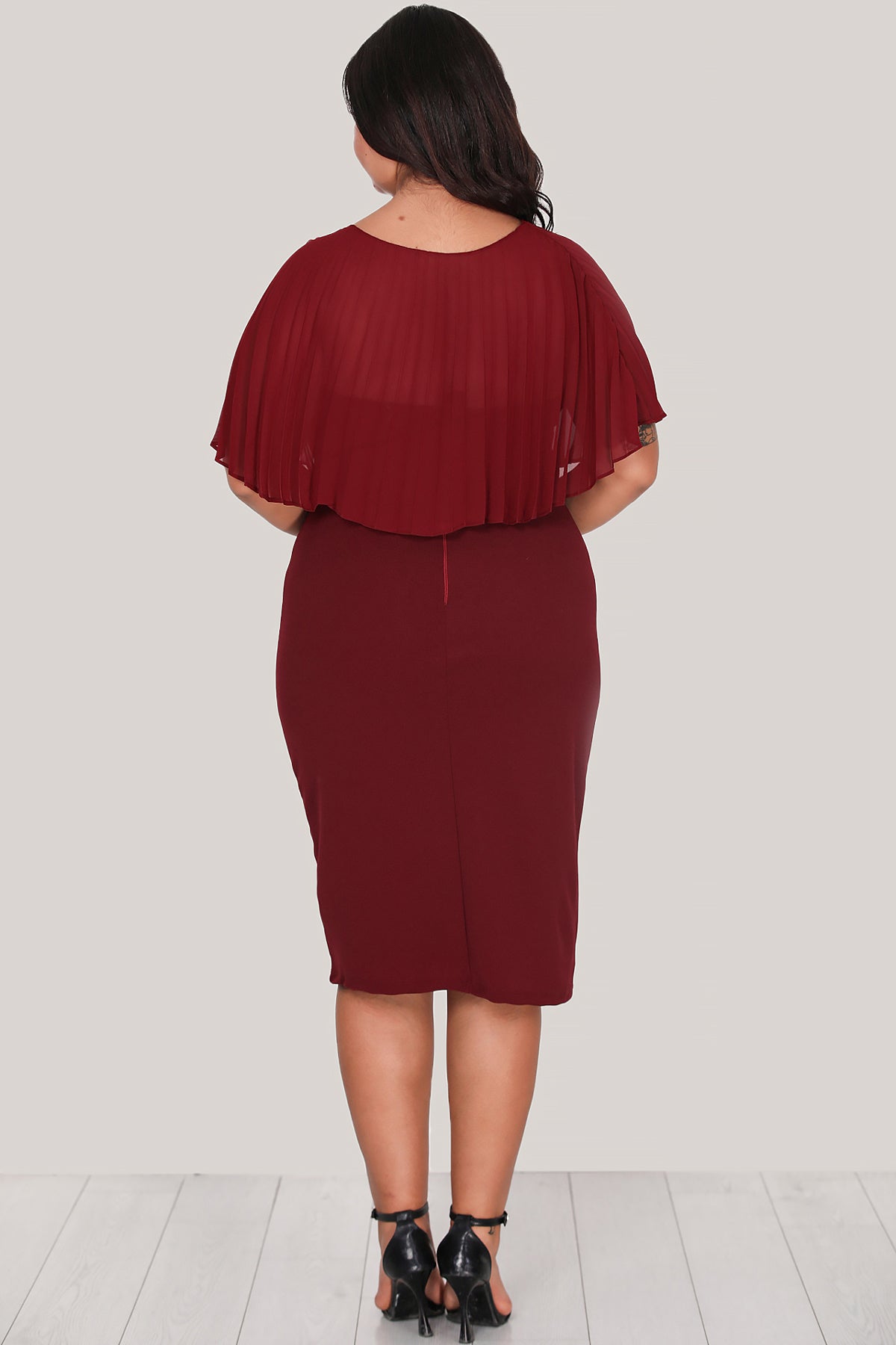 Dames midi-jurk zomerjurk voor grote maten - NELB0588D5167BRD