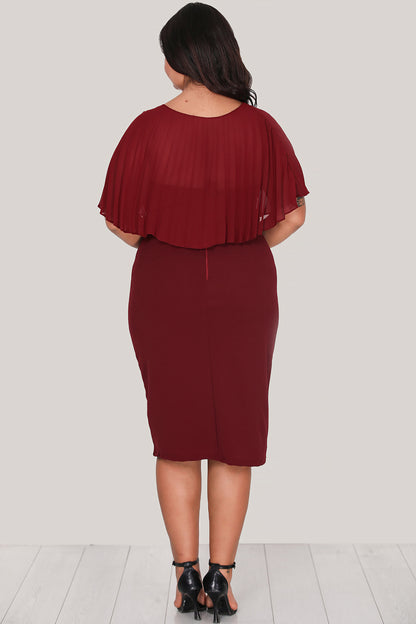 Dames midi-jurk zomerjurk voor grote maten - NELB0588D5167BRD