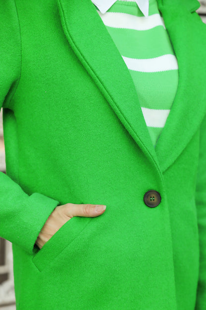 Strickmantel in trendigen Wintermantel für Damen - NKBN0004K9596YŞL