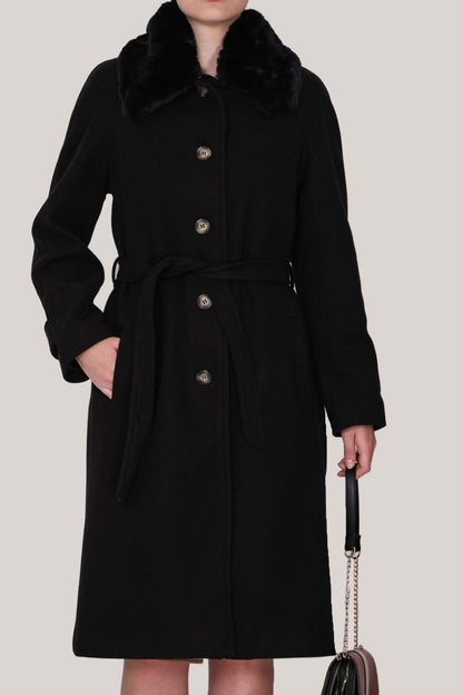 Strickmantel in trendigen Wintermantel für Damen- NKBN0004K9695SYH