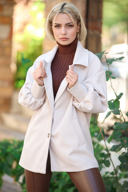 Strickmantel in trendigen für Damen -  NKBN0004K9697TAŞ