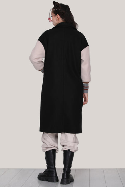 Strickmantel in trendigen Wintermantel für Damen - NKBN0004K9828SYH