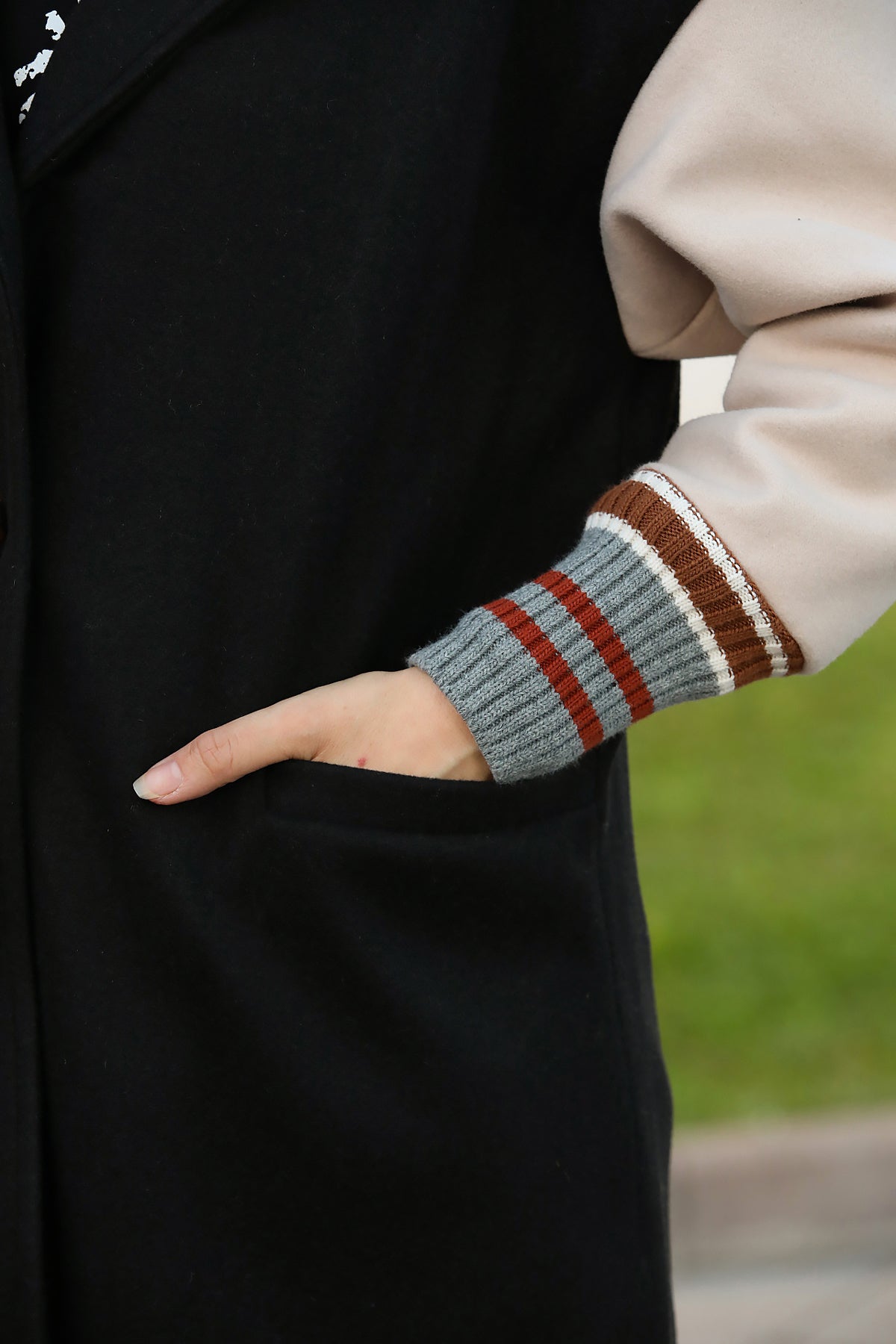 Strickmantel in trendigen Wintermantel für Damen - NKBN0004K9828SYH