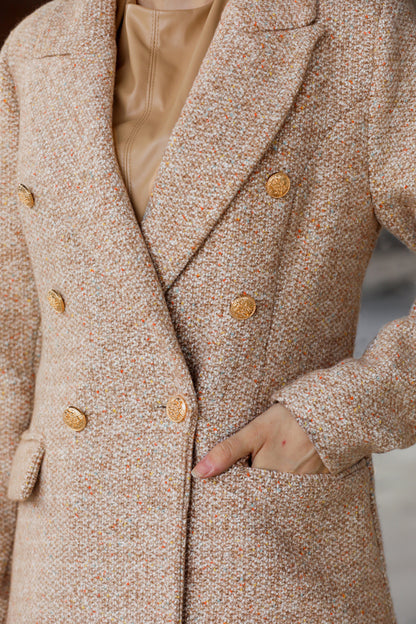 Langmantel Strickmantel in trendigen Wintermantel - NKBN0004K9871CML