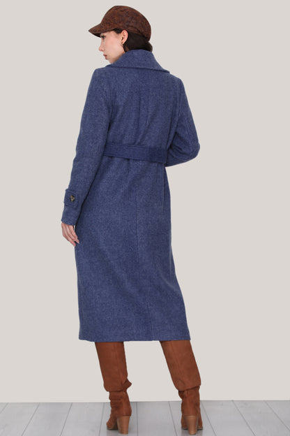 Langmantel Strickmantel in trendigen Wintermantel - NKBN0004K9911İND
