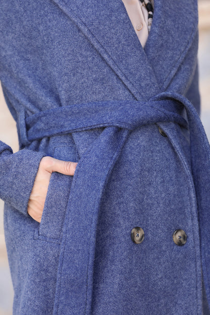 Langmantel Strickmantel in trendigen Wintermantel - NKBN0004K9911İND