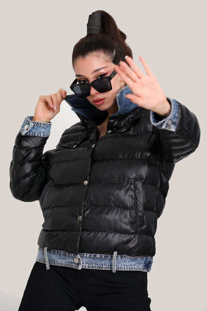 Gewatteerde pufferjas voor dames - NMNT0004K9844SYH