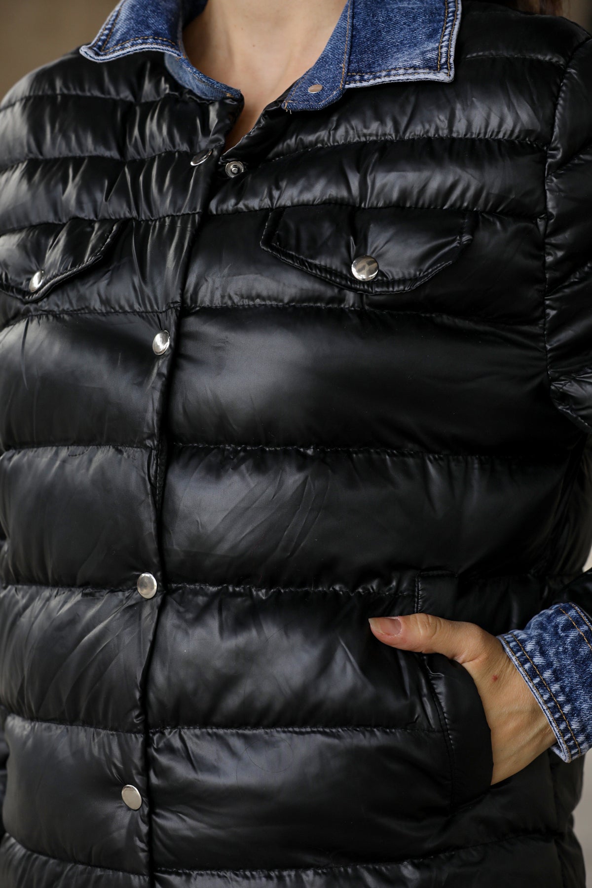 Gewatteerde pufferjas voor dames - NMNT0004K9844SYH