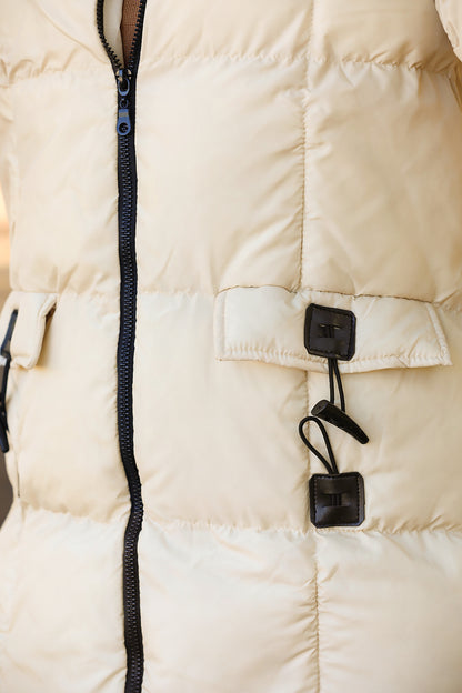 Strickmantel in trendigen für Damen  - NMNT0063K8506KRM