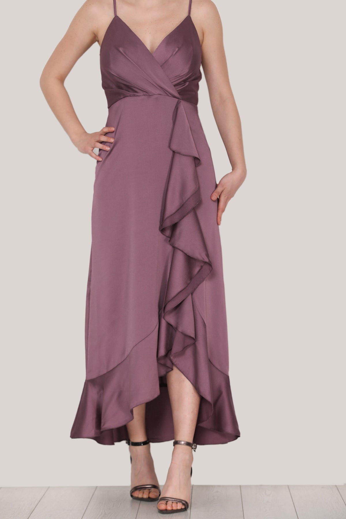 Lange maxi-jurk zomerjurk voor dames - NELB0063D2270MRD