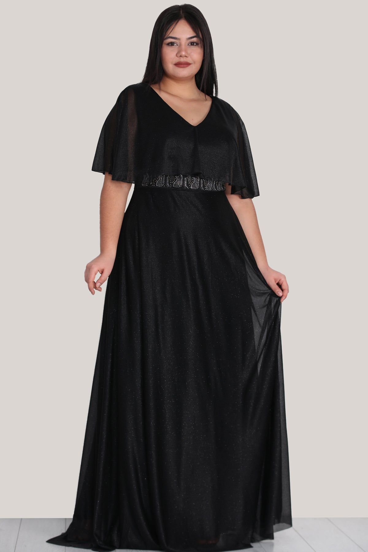 Lange maxi-jurk zomerjurk voor grote maten - NELB0588D5062SYH