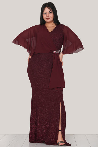 Lange maxi-jurk Trouwjurk voor dames - NYELB0553D9596BRD