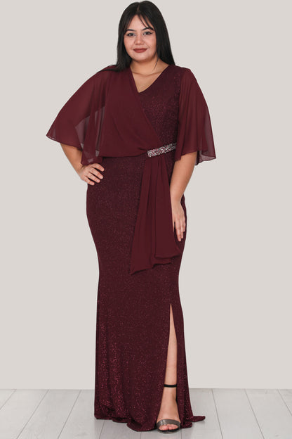 Lange maxi-jurk Trouwjurk voor dames - NYELB0553D9596BRD