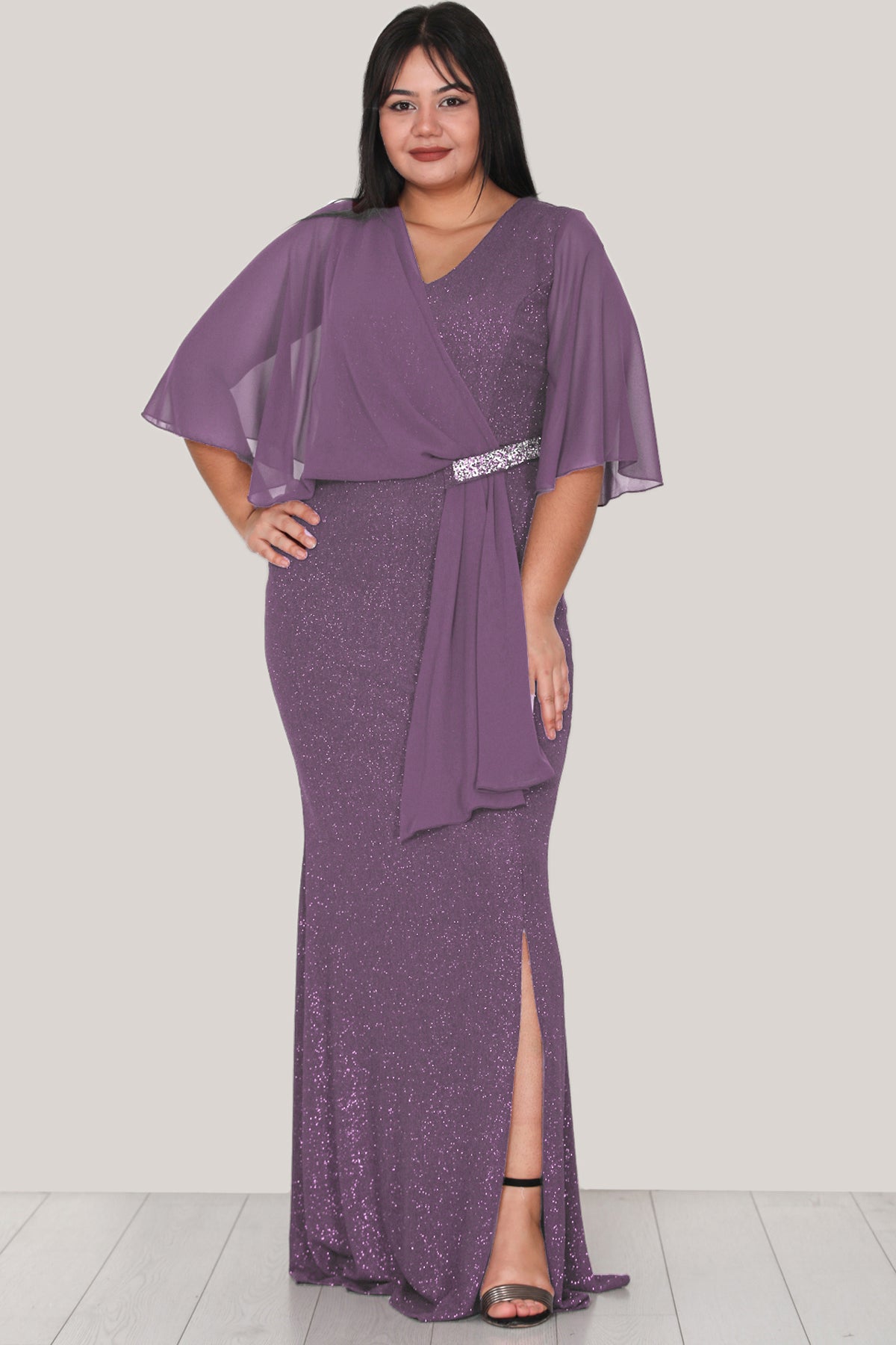 Lange maxi-jurk Trouwjurk voor dames - NYELB0553D9596LİL