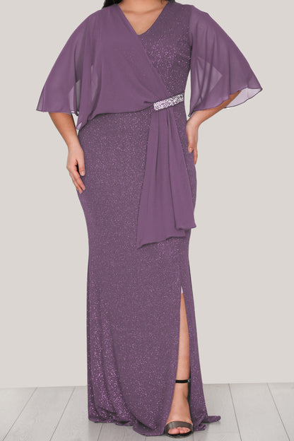 Lange maxi-jurk Trouwjurk voor dames - NYELB0553D9596LİL