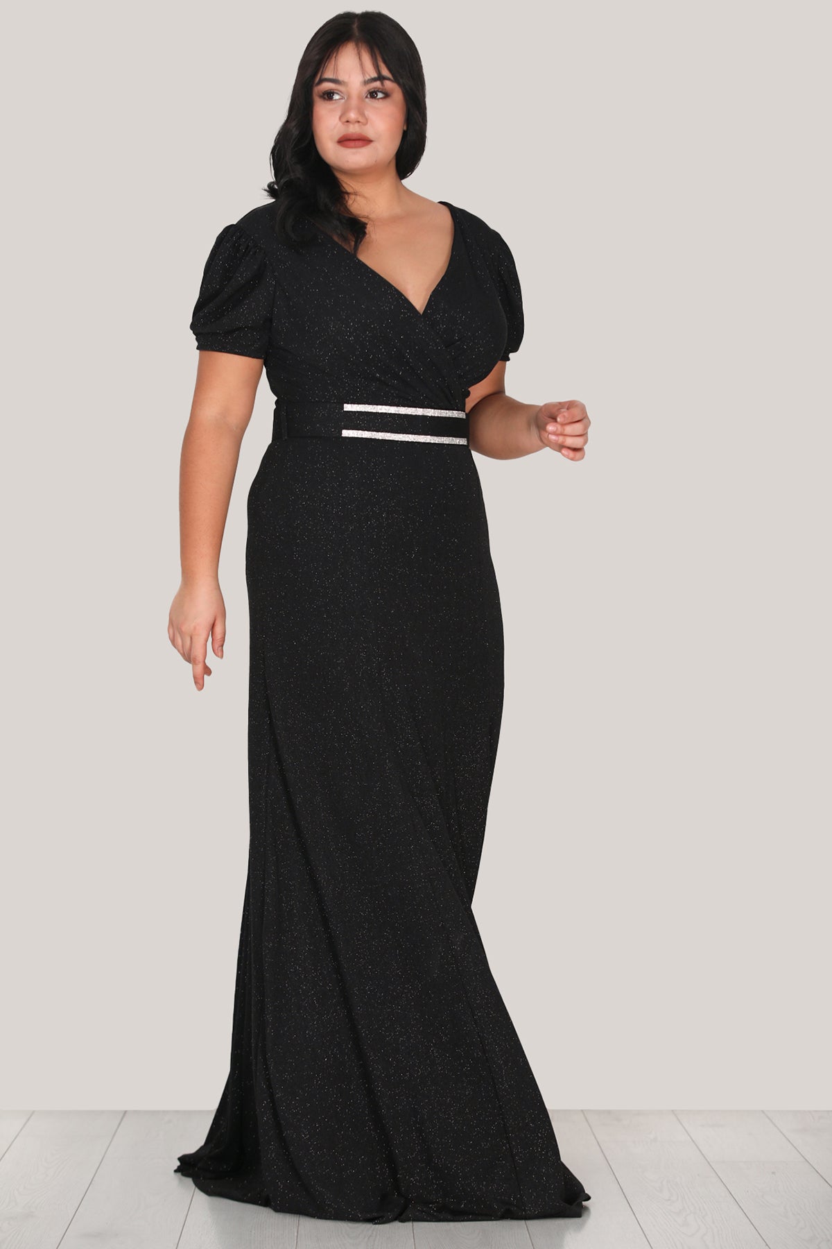 Lange maxi-jurk bruiloft voor grote maten NELB0553D9409SYH