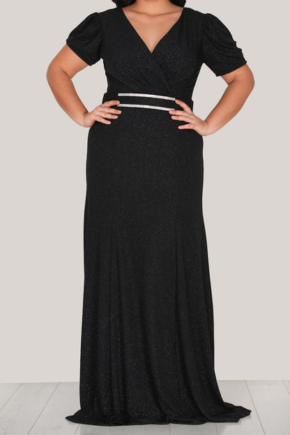 Lange maxi-jurk bruiloft voor grote maten NELB0553D9409SYH