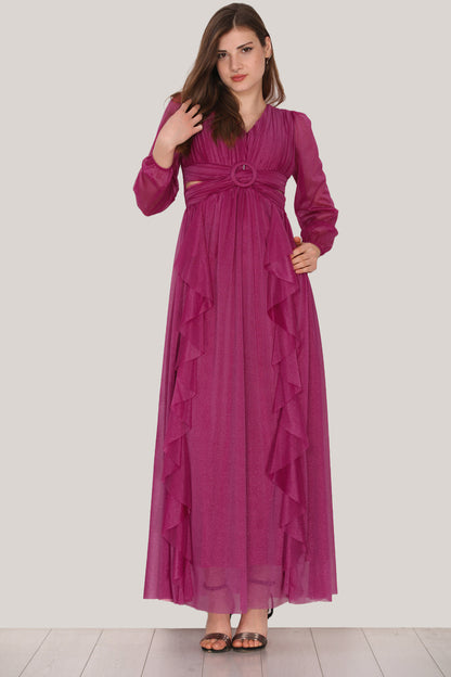 Langes Maxikleid Sommerkleid für Damen - NELB0063D2276FŞY