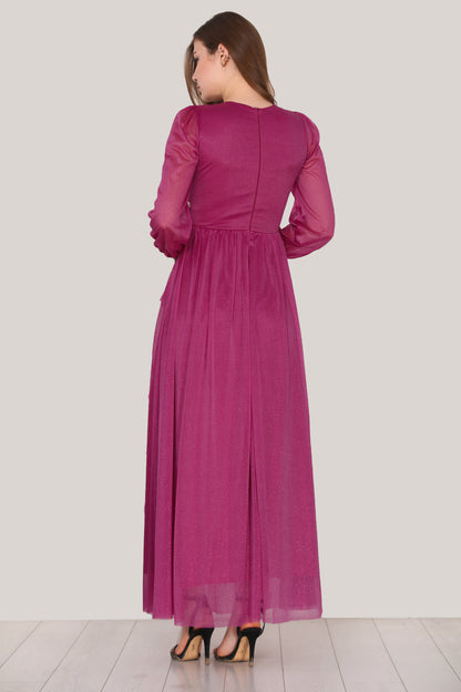Langes Maxikleid Sommerkleid für Damen - NELB0063D2276FŞY
