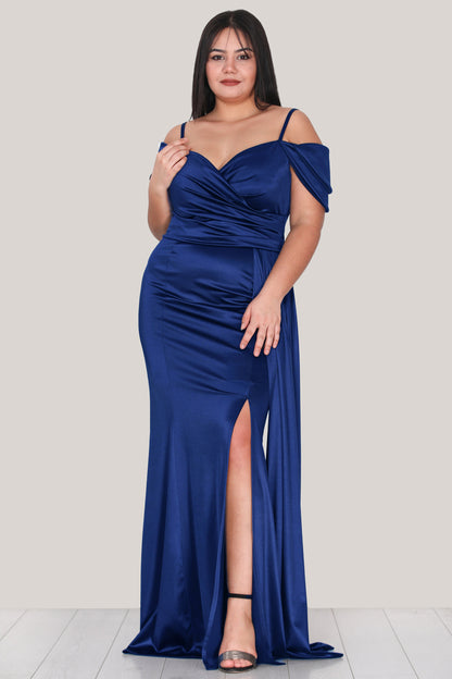 Long Maxi Dress Wedding Dress For Women - NELB1000D9430SKS