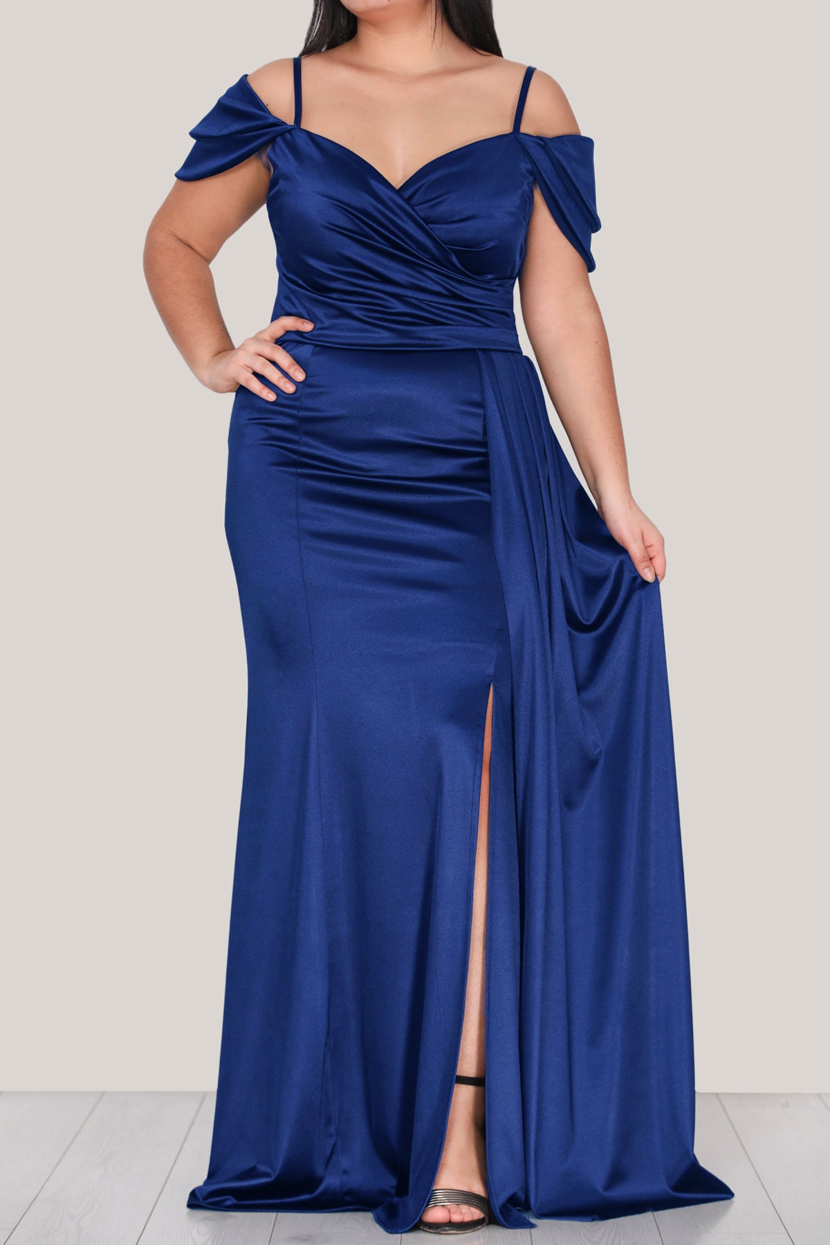 Long Maxi Dress Wedding Dress For Women - NELB1000D9430SKS