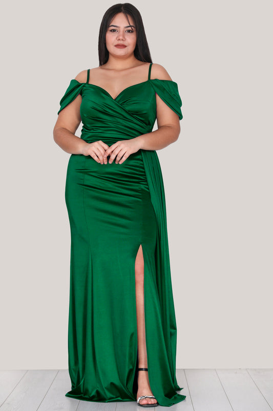Langes Maxikleid Hochzeitskleid Für Damen - NELB1000D9430YŞL