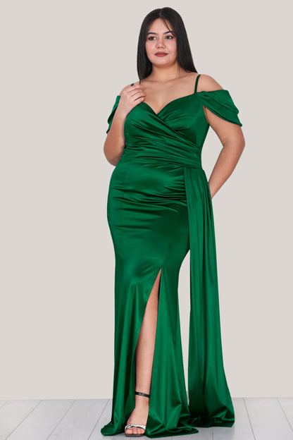 Long Maxi Dress Wedding Dress For Women - NELB1000D9430YŞL