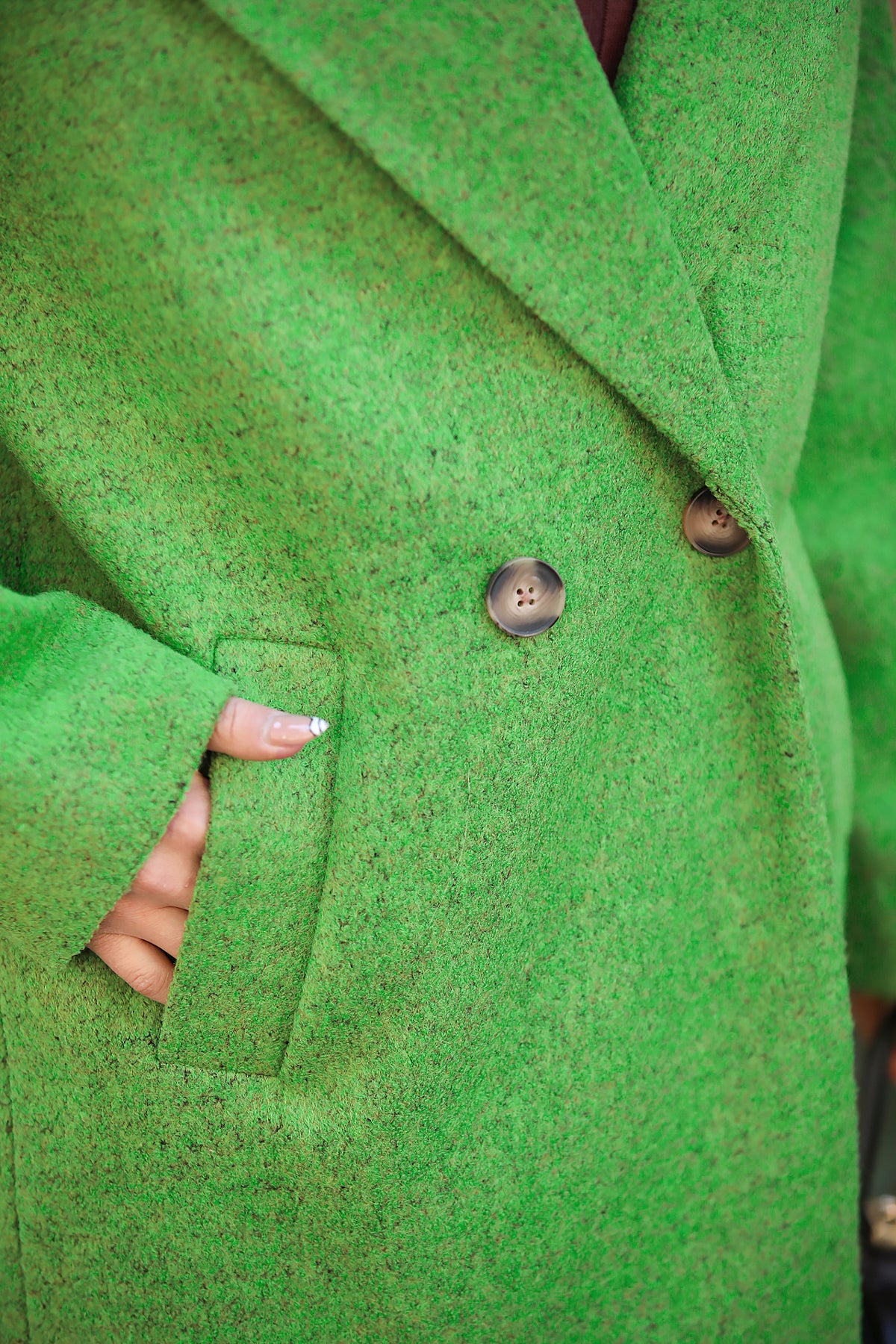 Strickmantel in trendigen Wintermantel für Damen - NKBN0004K9597YŞL