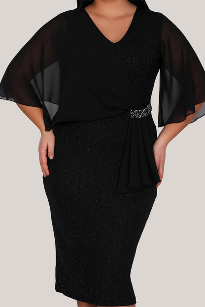 Dames midi-jurk zomerjurk voor grote maten - NELB0553D9563SYH