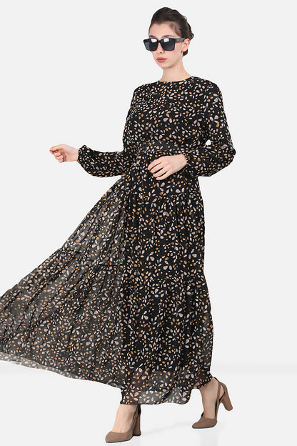 Lange jurk chiffon jurk voor dames - NELB0007D4515DS6